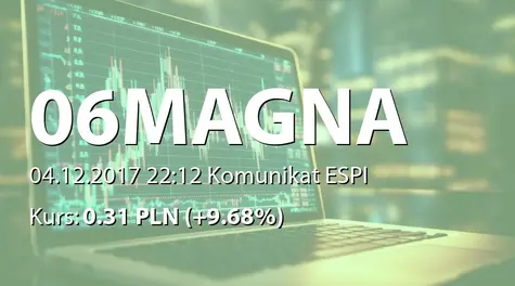 Magna Polonia S.A.: Objęcie udziałów Agroimmoinvest sp. z o.o. (2017-12-04)