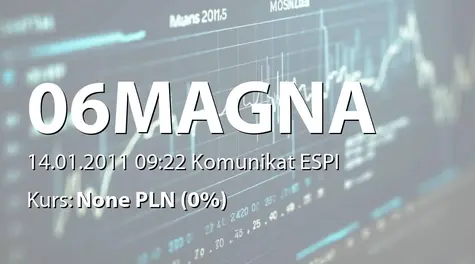 Magna Polonia S.A.: Przydział obligacji serii C (2011-01-14)