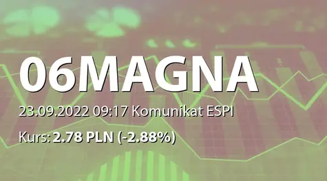 Magna Polonia S.A.: SA-QSr2 2022 (2022-09-23)