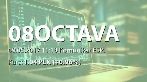 OCTAVA S.A.: Powołanie Prezesa Zarządu na kolejną kadencję (2017-05-09)