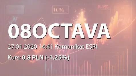 OCTAVA S.A.: Terminy przekazywania raportów w 2020 roku (2020-01-27)