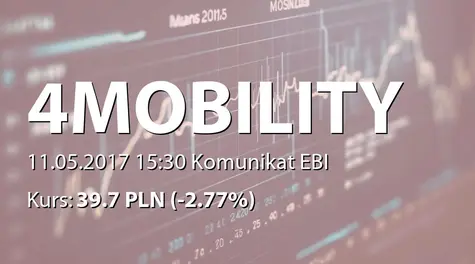 4Mobility S.A.: ZakoĹczenie subskrypcji akcji serii D (2017-05-11)