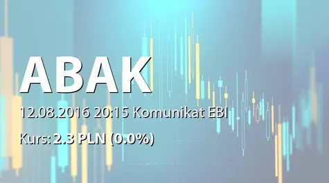 Abak S.A.: SA-QSr2 2016 (2016-08-12)