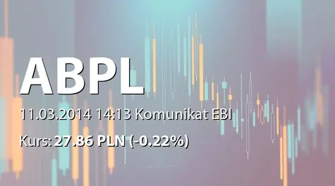 AB S.A.: Oświadczenie w zakresie przestrzegania ładu korporacyjnego (2014-03-11)
