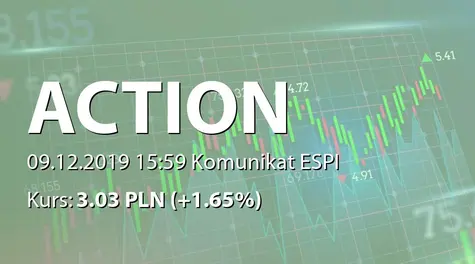 Action S.A.: Raport za listopad 2019 (2019-12-09)