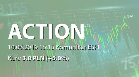 Action S.A.: Wykreślenie hipoteki ustanowionej na rzecz Banku PKO BP SA (2019-06-10)