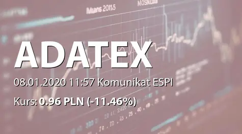 Adatex S.A.: NWZ - lista akcjonariuszy (2020-01-08)