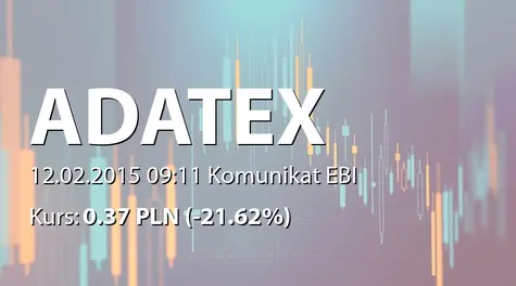 Adatex S.A.: Powołanie członka RN (2015-02-12)