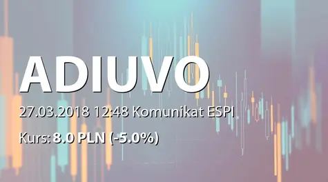 Adiuvo Investments S.A.: Wybór audytora - BDO sp. z o.o. (2018-03-27)