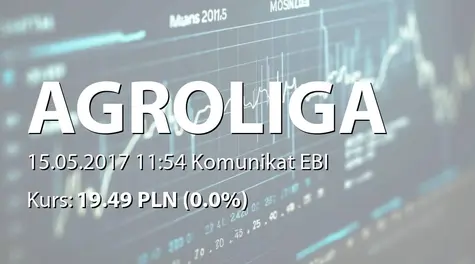 Agroliga Group PLC: SA-QS1 2017 - wersja angielska (2017-05-15)