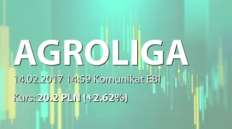 Agroliga Group PLC: SA-QS4 2016 - wersja angielska (2017-02-14)