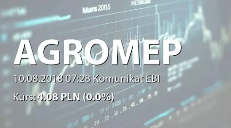 Agromep S.A.: SA-Q2 2018 (2018-08-10)