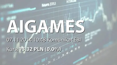 ALL IN! GAMES S.A.: Umowa z Autoryzowanym Doradcą (2014-11-07)