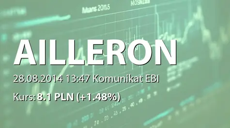 Ailleron S.A.: Zmiany w RN (2014-08-28)
