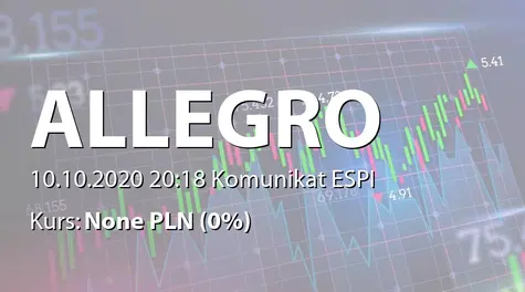 Allegro.eu S.A.: Dopuszczenie akcji do obrotu na GPW (2020-10-10)