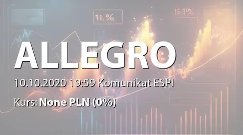 Allegro.eu S.A.: Uzyskanie dostępu do ESPI (2020-10-10)