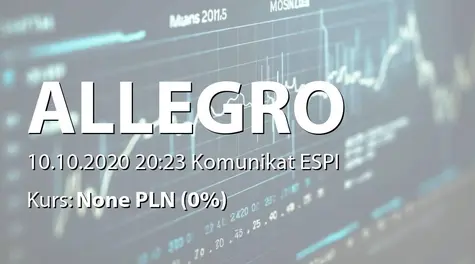 Allegro.eu S.A.: Wprowadzenie akcji do obrotu na GPW (2020-10-10)