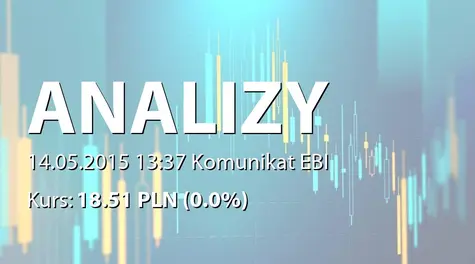 Analizy Online S.A.: SA-Q1 2015 (2015-05-14)