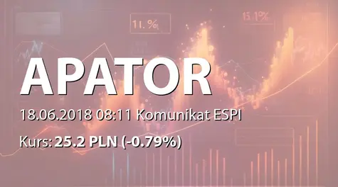 Apator S.A.: Umowa z Energa Operator SA (2018-06-18)