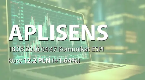Aplisens S.A.: SA-PSr 2016 (2016-08-18)