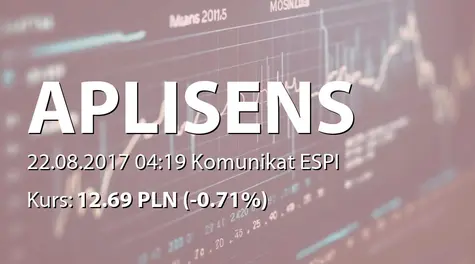 Aplisens S.A.: SA-PSr 2017 (2017-08-22)