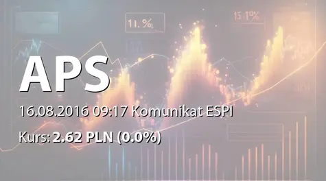 Automatyka-Pomiary-Sterowanie S.A.: Umowa z Awbud SA (2016-08-16)