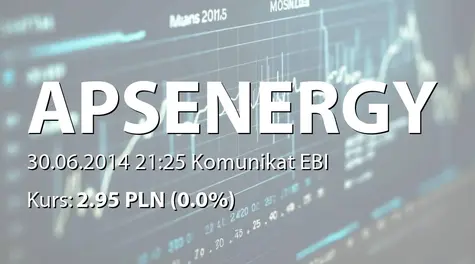 APS Energia S.A.: Uchwała WZA o zmianie Statutu (2014-06-30)