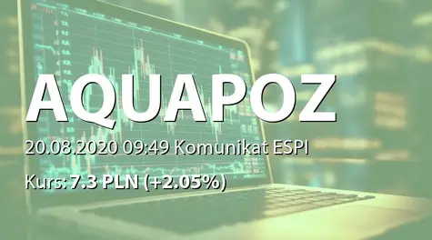Aqua S.A. w Poznaniu: ZWZ - akcjonariusze powyżej 5% (2020-08-20)