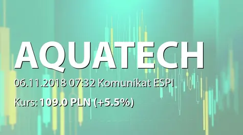 AQT Water S.A.: NWZ - akcjonariusze powyżej 5% (2018-11-06)