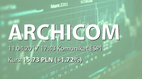 Archicom S.A.: SA-RS 2016 (2017-04-11)