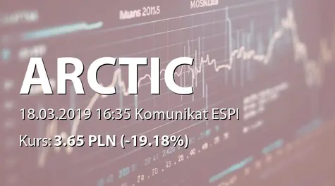 Arctic Paper S.A.: Rekomendacja Zarządu ws.  braku wypłaty dywidendy (2019-03-18)