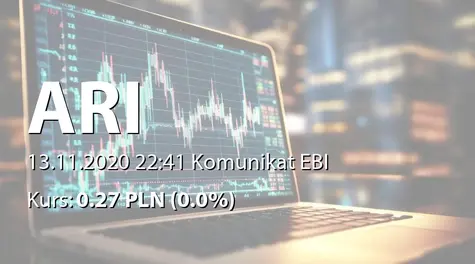 Agencja Rozwoju Innowacji S.A.: SA-Q3 2020 (2020-11-13)