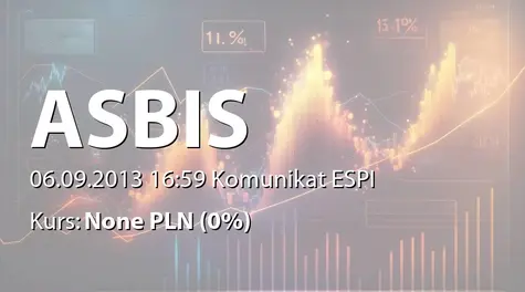 ASBISc Enterprises PLC: Wniosek o wyrejestrowanie nieaktywnej spółki zależnej (2013-09-06)