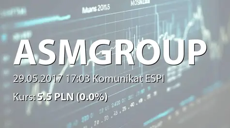 ASM Group S.A.: SA-QSr1 2017 (2017-05-29)