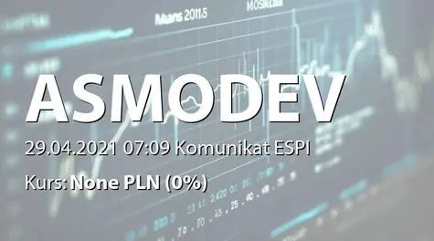Asmodev S.A.: Informacja produktowa (2021-04-29)