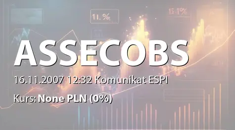 Asseco Business Solutions S.A.: Dopuszczenie i wprowadzenie do obrotu giełdowego akcji serii A, B, C (2007-11-16)