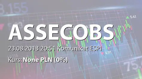 Asseco Business Solutions S.A.: Sprzedaż akcji przez osobę powiązaną - korekta raportu nr 14/2013 (2013-08-23)