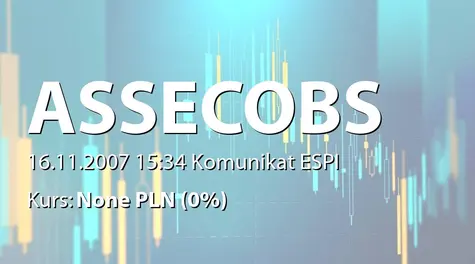 Asseco Business Solutions S.A.: Wprowadzenie do obrotu giełdowego akcji serii A i B oraz PDA serii C (2007-11-16)