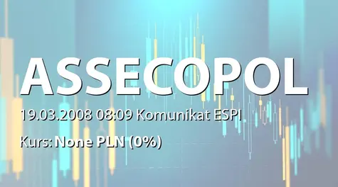 Asseco Poland S.A.: Oświadczenie dot. przestrzegania  zasad ładu korporacyjnego (2008-03-19)