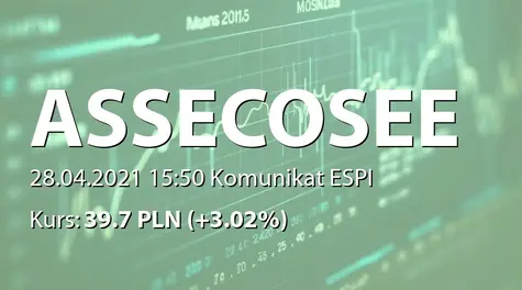Asseco South Eastern Europe S.A.: SA-QSr1 2021 (2021-04-28)