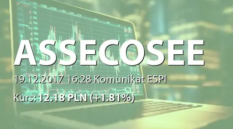 Asseco South Eastern Europe S.A.: Zbycie akcji przez podmiot powiązany (2017-12-19)