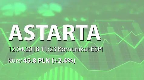 Astarta Holding PLC: ZWZ - zwołanie obrad, porządek obrad (2018-04-12)