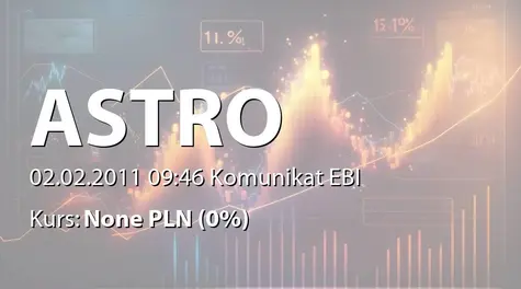 ASTRO S.A.: Informacja nt. otrzymanych koncesji (2011-02-02)