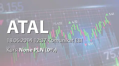 ATAL S.A.: Emisja obligacji serii E (2014-06-18)