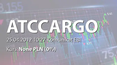 ATC Cargo S.A.: Informacja nt. przekazywania skonsolidowanych raportów okresowych (2012-04-25)