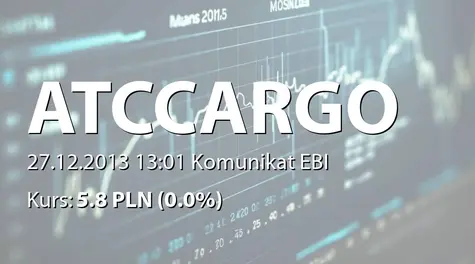 ATC Cargo S.A.: Umowa sprzedaży udziałów NLS SA (2013-12-27)