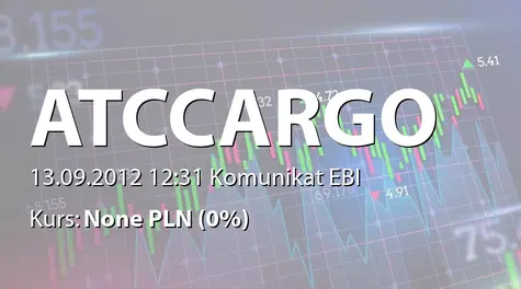 ATC Cargo S.A.: WZA - zwołanie obrad: emisja akcji serii F, zmiany statutu (2012-09-13)