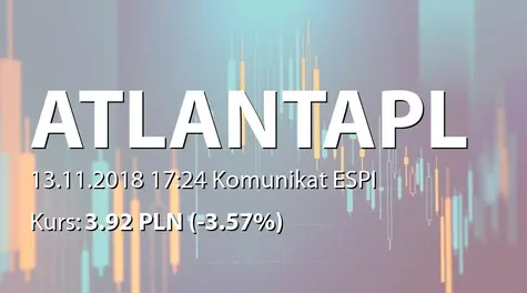 Atlanta Poland S.A.: SA-Q1 2018/2019 (2018-11-13)