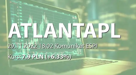 Atlanta Poland S.A.: SA-Q1 2022/2023 (2022-11-29)