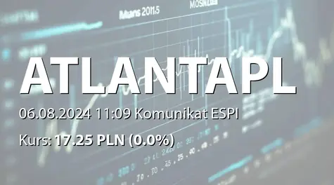 Atlanta Poland S.A.: Terminy przekazywania raportów okresowych w roku obrotowym 2024/2025 (2024-08-06)